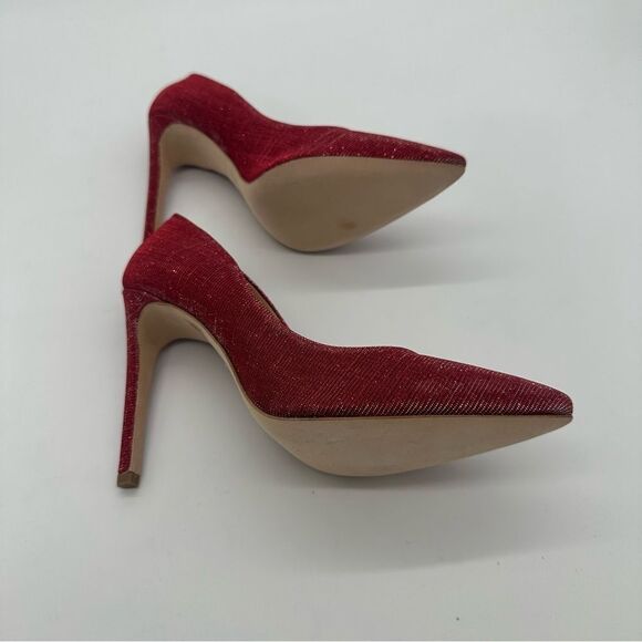 NEW Red Sparkly Heels - Picture 4 of 10